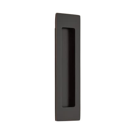 Patioplus 7 in. Modern Rectangular Flush Pull, Oil Rubbed Bronze PA3236125